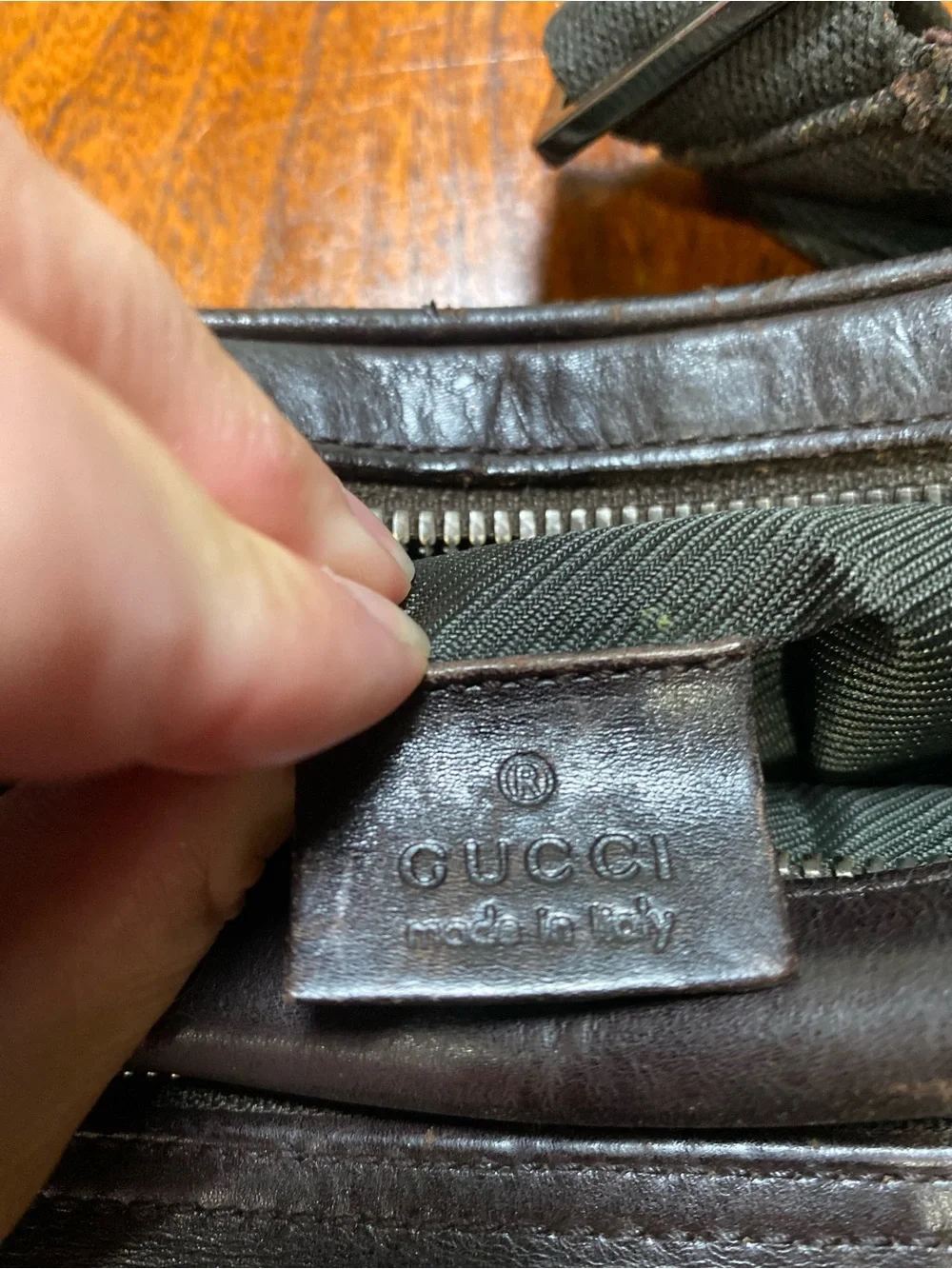 Gucci Brown Canvas and Leather Shoulder Sling bag/crossbody
